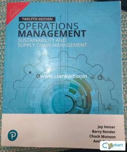 Operations Management Sustainability & SCM