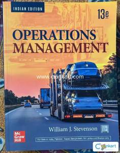 Operations Management  13th Edition  McGraw Hill Publication