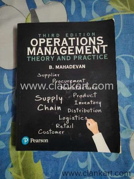 Operations Management Theory and Practice by B Mahadevan