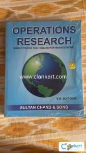 Operations Research (Quantitative Techniques for Mgmt) by VK Kapoor