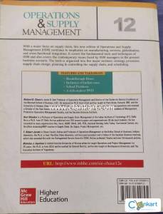 Operations & Supply Management - Excellent Condition Book