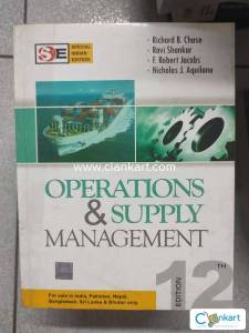 Operations and supply management