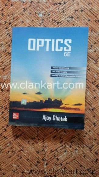 Optics by Ajoy Ghatak 6th Edition