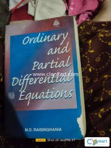 Ordinary and partial differential equations (m.sc,BE , competative exa