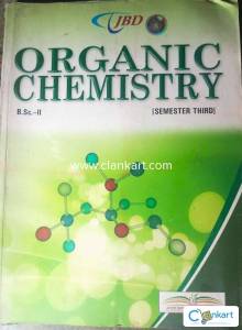 Organic Chemistry book B.Sc second year third semester