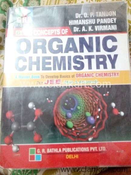 Organic Chemistry by OP TandonHimanshu PandeyAKVirmani 5th edition