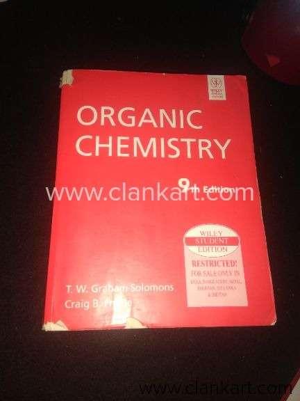 Organic Chemistry by Solomon and Fryhle 9th edition Wiley student
