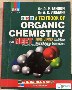 Organic chemistry by O.P.Tandan