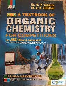 Organic chemistry for Jee mains and Advanced (O.P Tandon, A.K Virmani)