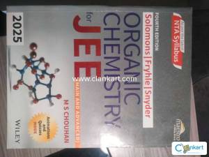 Organic chemistry for Jee mains and advanced by Ms chouhan