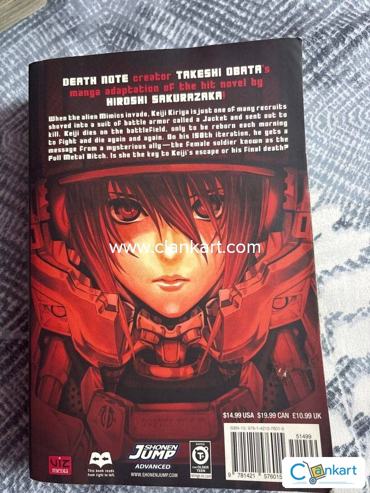 Buy 'All You Need Is Kill' Book In Excellent Condition At Clankart.com