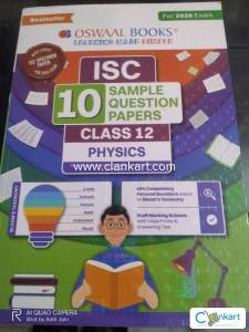 Oswaal 10 sample papers Isc class 12 physics