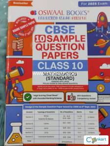 Oswaal 10 sample question papers for mathematics class 10 CBSE