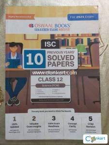 Oswaal 10 year Previous Year Question Paper class 12