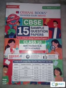 Oswaal 15 sample papers mathmatics standard