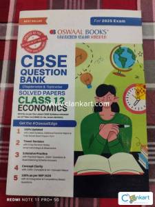 Oswaal Best Economics Class 12 Book PYQ and summary