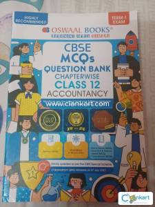 Oswaal Book MCQ Question Bank Class 12 Accountancy