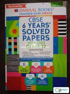 Oswaal Books-CBSE 6 Year's Solved Papers for Class 12 Humanities