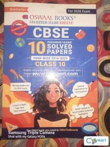 Oswaal Books 10 Previous year solved papers 2016-2025