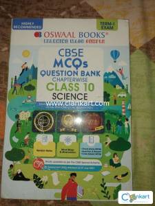 Oswaal Books CBSE MCQs Question Bank Science (Term 1) For Class 10