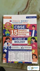 Oswaal Books CBSE Sample Question Paper Class 12 Biology