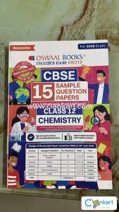 Oswaal Books CBSE Sample Question Paper Class 12 Chemistry