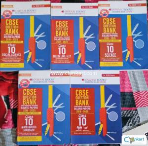 Oswaal Books CBSE class 10th Question banks of all subject mega combo