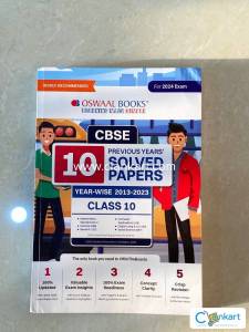 Oswaal Books cbse previous years solved paper     2013-2023