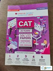 Oswaal CAT 25 years' chapterwise & topic wise solved papers
