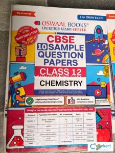 Oswaal CBSE 10 Sample Question papers class 12 Chemistry