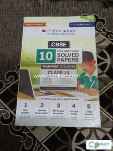Oswaal CBSE 10 Years' Solved Papers Class 10 All Subject for 2025