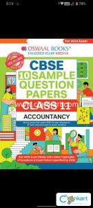 Oswaal CBSE 10 sample question papers- Class 11-Accountancy 2024