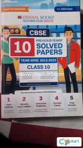 Oswaal CBSE 10 years solved paper's for class 10th