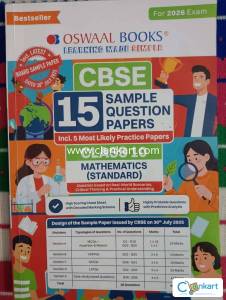 Oswaal CBSE 15 Sample Question Papers Class 10 Maths Standard for 2026