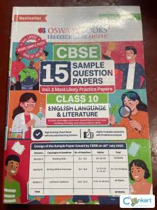 Oswaal CBSE 15 Sample Question Papers Class 10 English