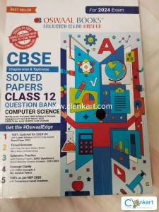 Oswaal CBSE Chapterwise Solved Papers 2023-2014 Computer Science Class