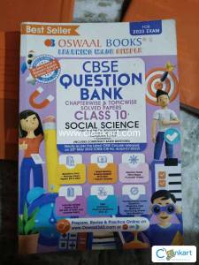 Oswaal CBSE Chapterwise  social science class 10 question bank