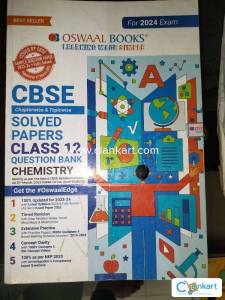Oswaal CBSE Chemistry Solved Paper Class 12 Question Bank 2024-25