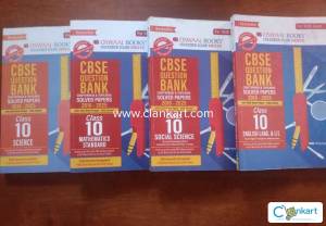 Oswaal CBSE Class 10 Question Bank Set of 4 (2026 Exam)  Like New!