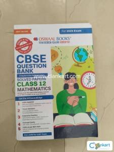 Oswaal CBSE Class 12 Maths,Chapterwise and Topicwise 2025 Edition