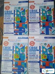 Oswaal CBSE Class 12th Question banks(Physics,Chemistry,Maths,English)