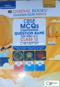 Oswaal CBSE MCQs Chapterwise , Class 12, Chemistry