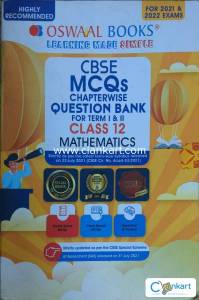 Oswaal CBSE MCQs Chapterwise , Class 12, Mathematic