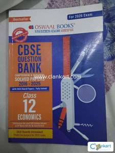Oswaal CBSE Question Bank Chapterwise and SOLVED PAPERS class 12