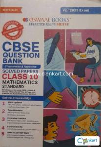 Oswaal CBSE Question Bank Class 10 Mathematics (Standard) Chapterwise