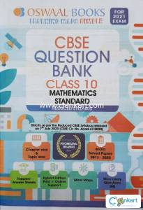 Oswaal CBSE Question Bank Class 10 Mathematics standard