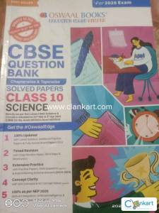 Oswaal CBSE Question Bank Class 10 Science, Chapterwise and Topicwise