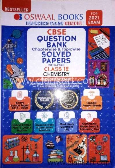 Oswaal CBSE Question Bank Class 12 Chemistry Book