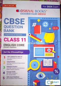 Oswaal CBSE Question Bank English- class 11 2024 Edition