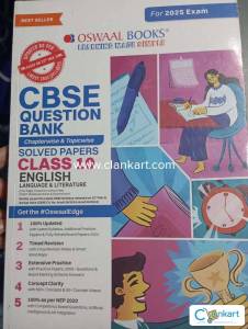 Oswaal CBSE Question Bank for class 10 English